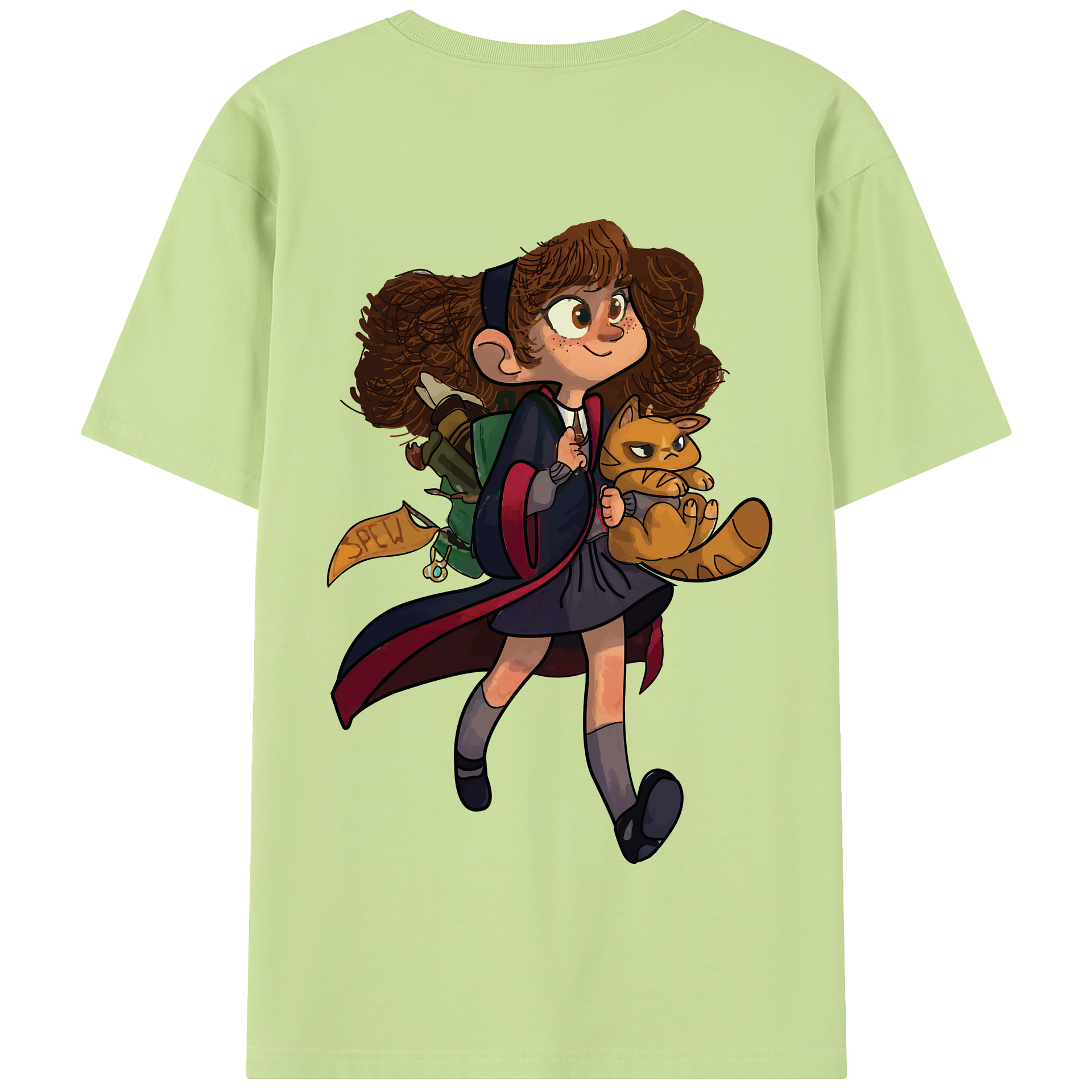 （画像用） Harry Potter ハリー・ポッターシリーズ 綿100％半袖Tシャツ（背面プリント）